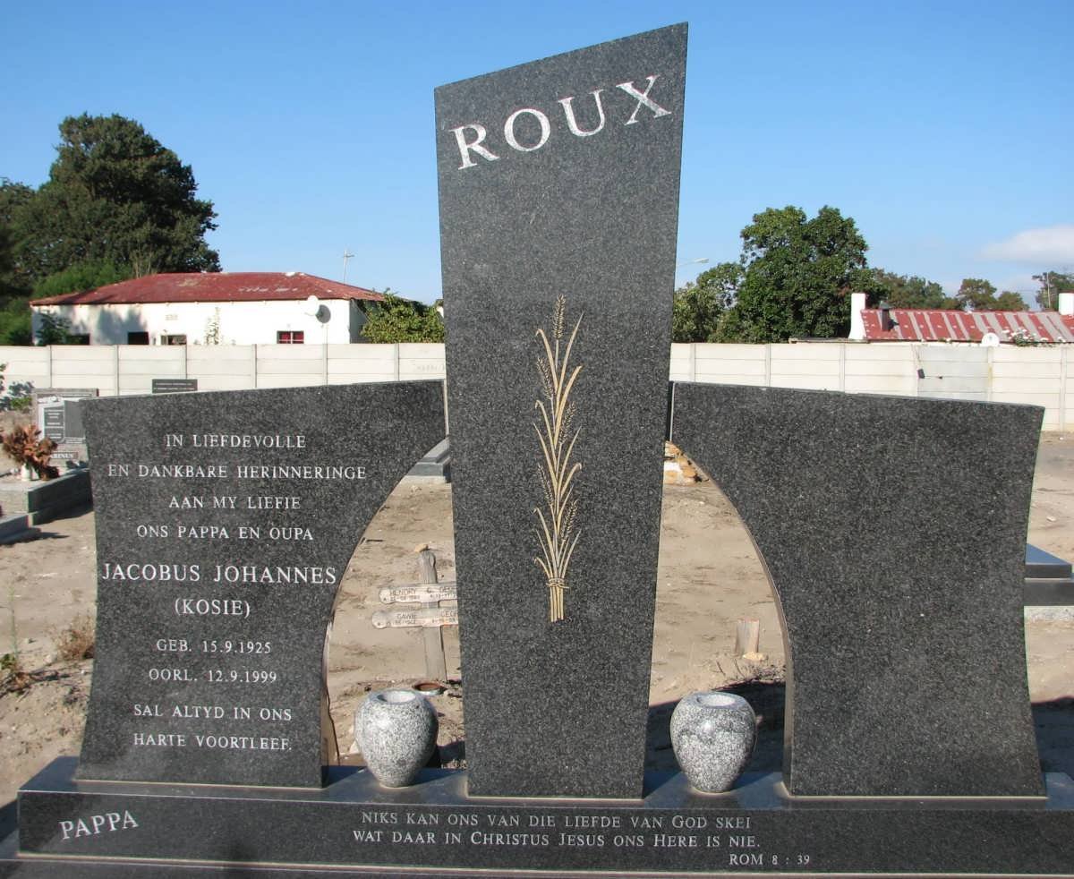ROUX Jacobus Johannes 1925-1999