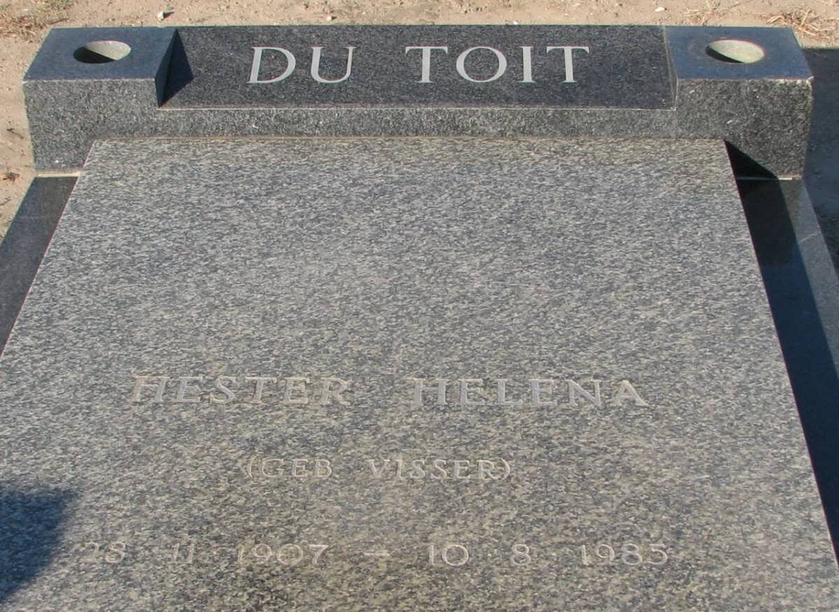 TOIT Hester Helena, du nee VISSER 1907-1985
