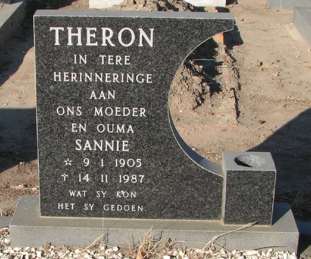 THERON Sannie 1905-1987