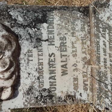 WALTERS Johannes Hendrik 1904-1917