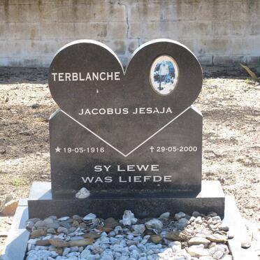 TERBLANCHE Jacobus Jesaja 1916-2000 