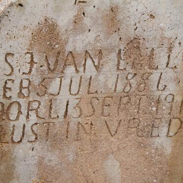 LILL A.S.J. van, 1886-1912