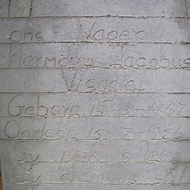 VISAGIE Hermanus Jacobus 1867-1956