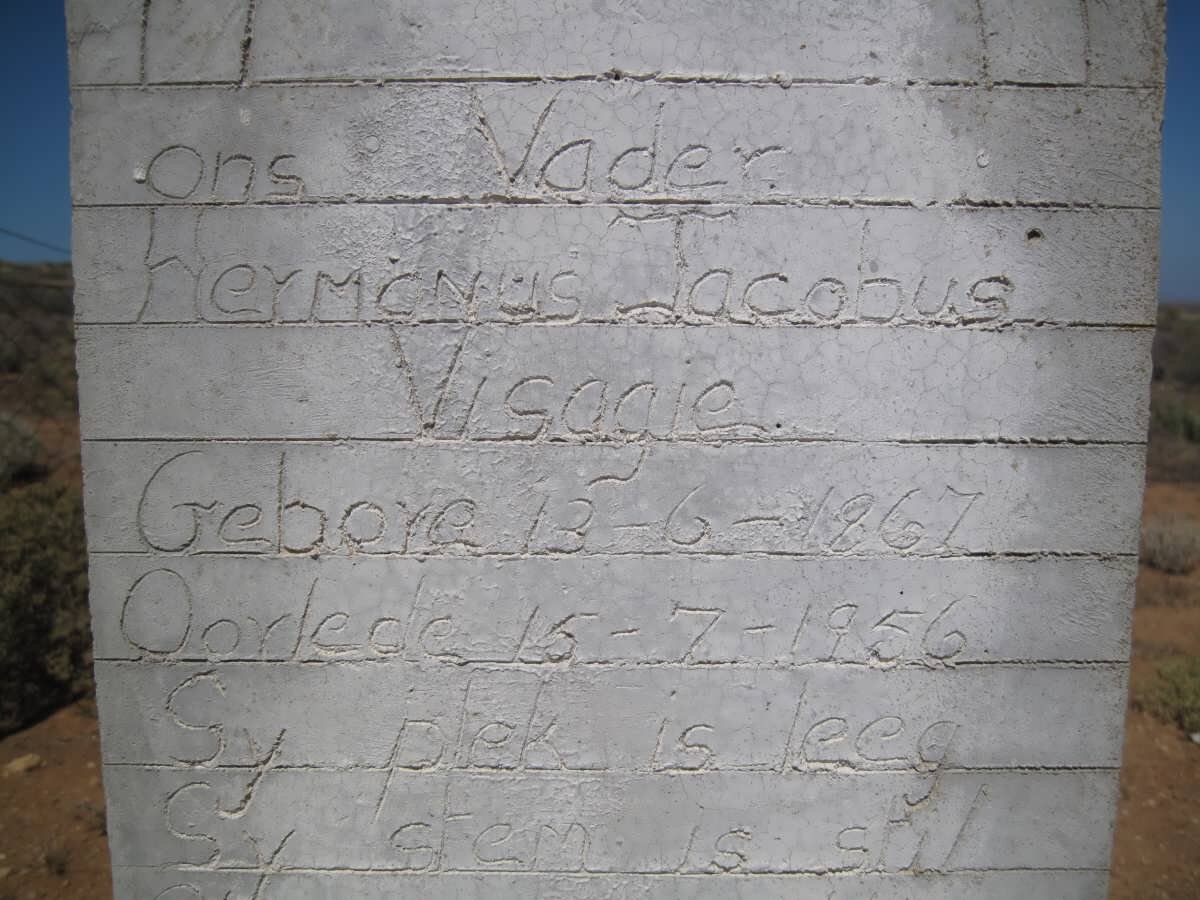 VISAGIE Hermanus Jacobus 1867-1956