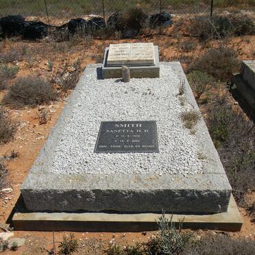 SMITH Helena Johanna nee COETZEE 1893-1971 :: SMITH Sanetta H.D. 1918-2000