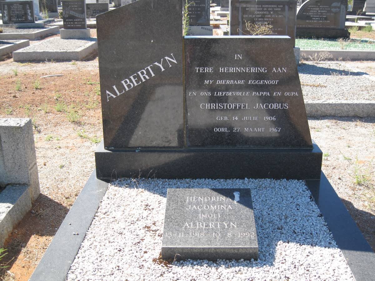 ALBERTYN Christoffel Jacobus 1906-1967
