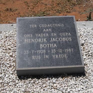 BOTHA Hendrik Jacobus 1928-1987