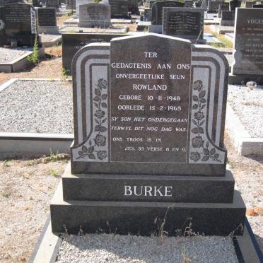 BURKE Rowland 1948-1965