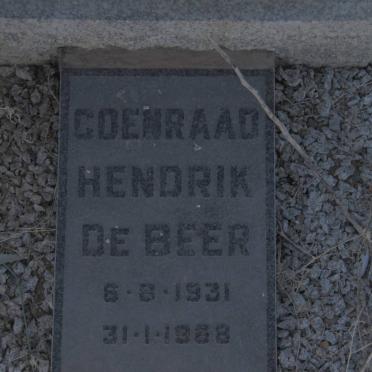BEER Coenraad Hendrik, de 1931-1968