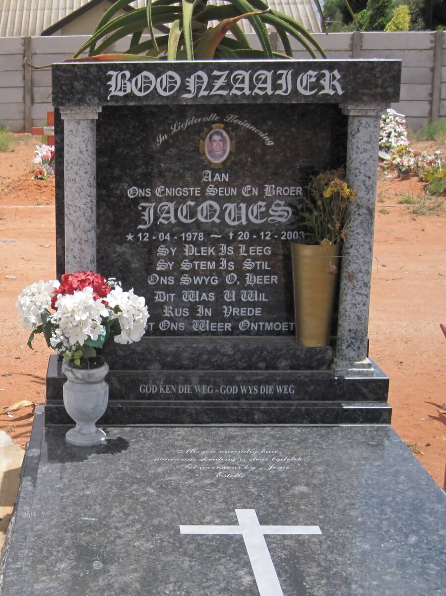 BOONZAAIER Jacques 1978-2003