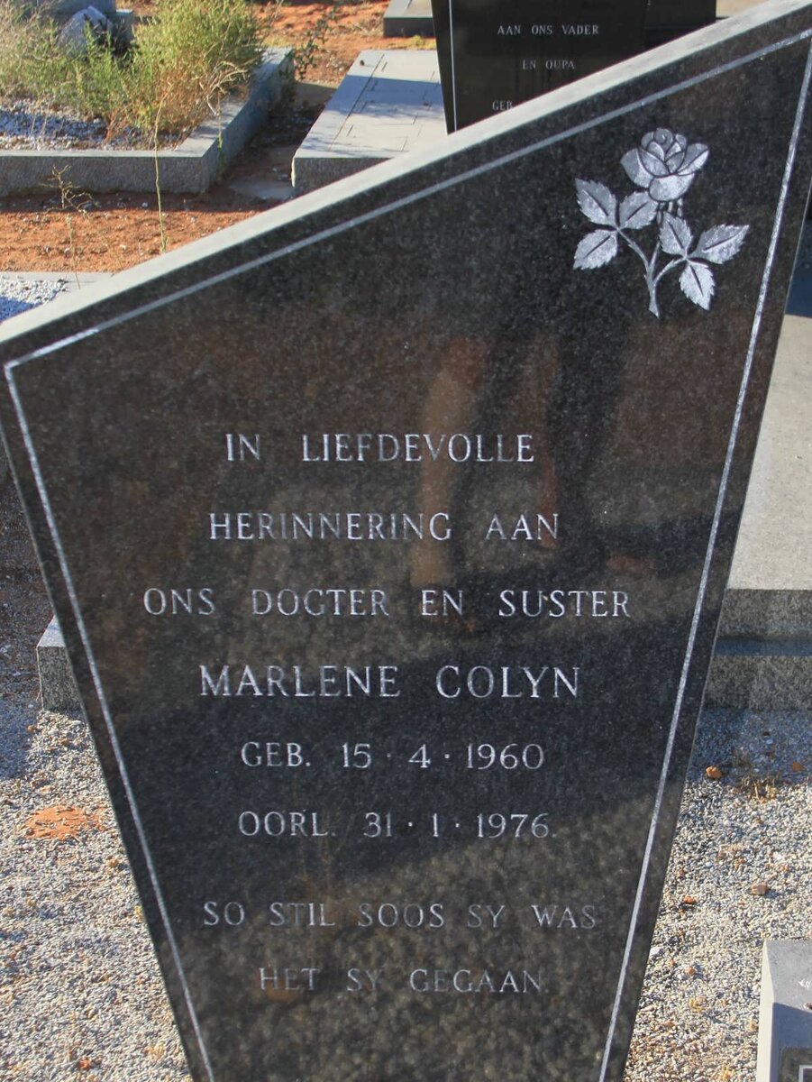 COLYN Marlene 1960-1976