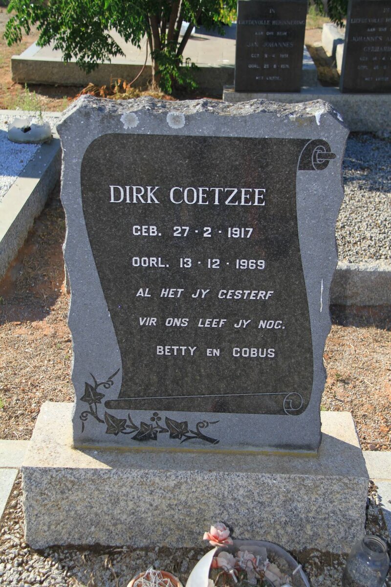 COETZEE Dirk 1917-1969