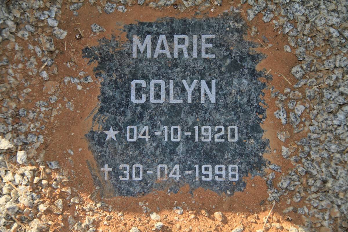 COLYN Marie 1920-1998