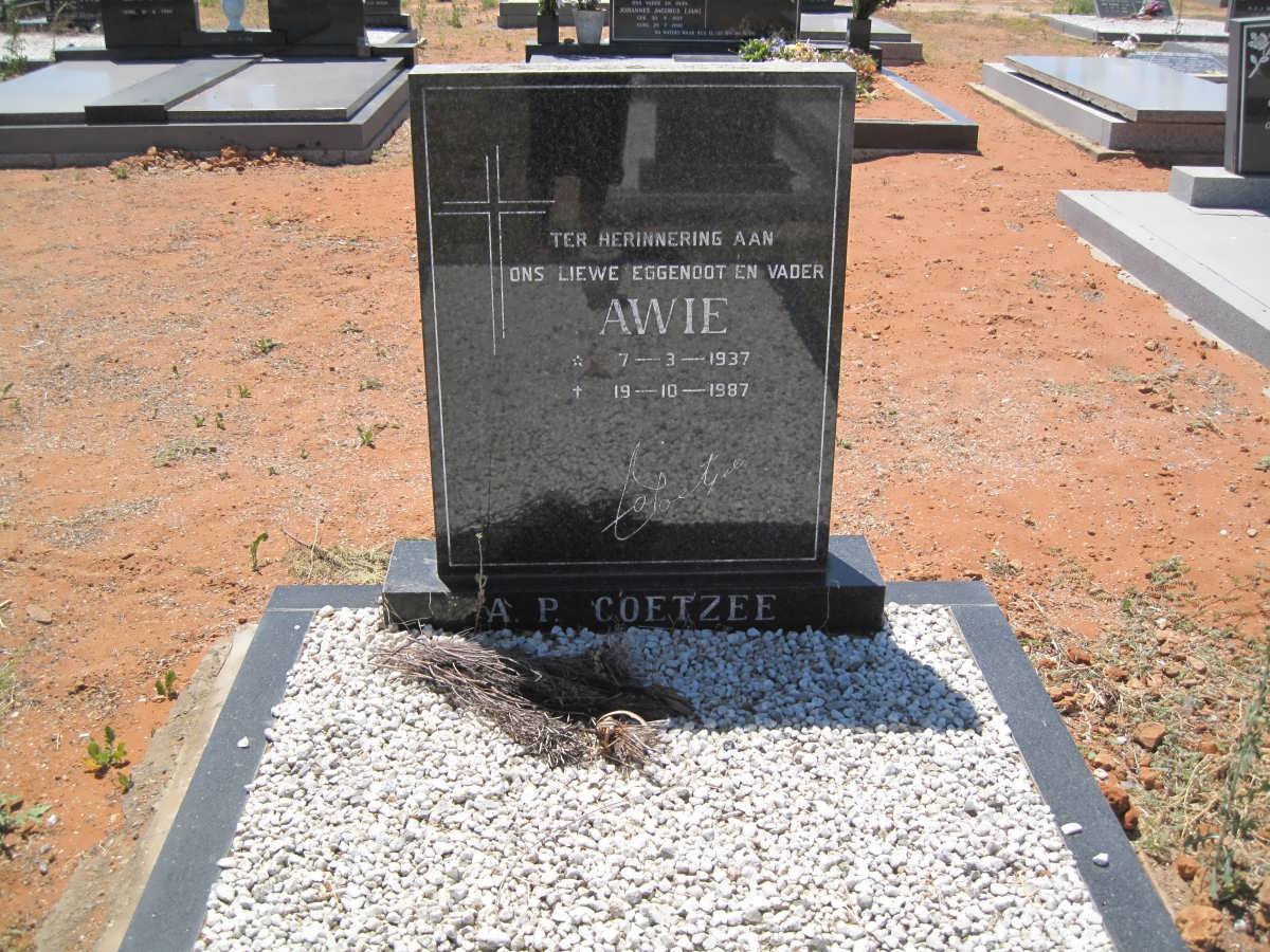 COETZEE A.P. 1937-1987
