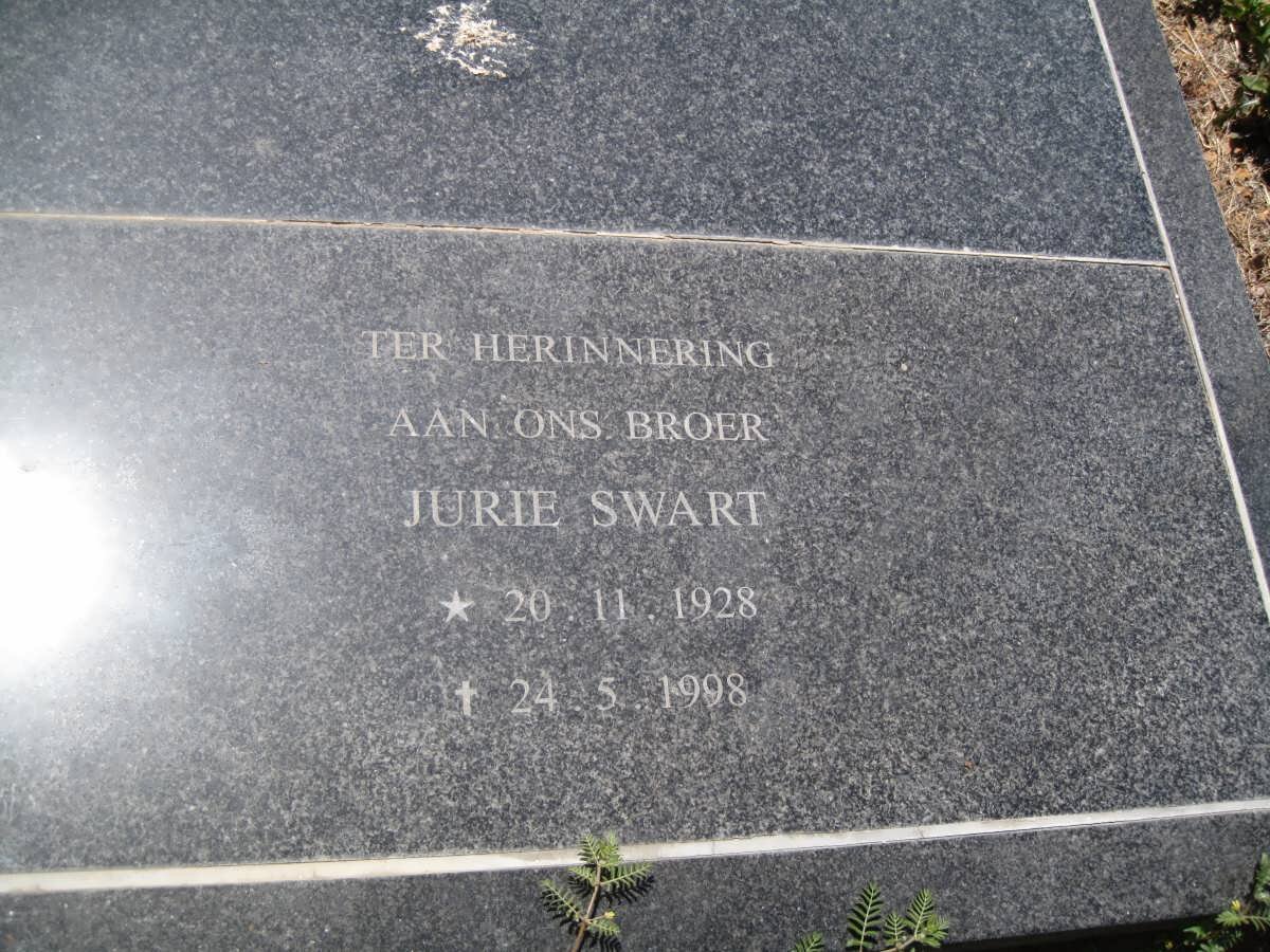 COETZEE Jurie Swart 1928-1998