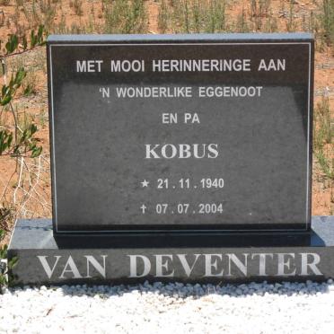 DEVENTER Kobus, van 1940-2004