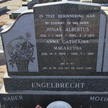 ENGELBRECHT Josias Albertus 1904-1971 &amp; Anna Catherina Magaretha 1909-1995