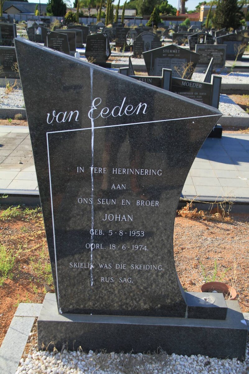EEDEN Johan, van 1953-1974