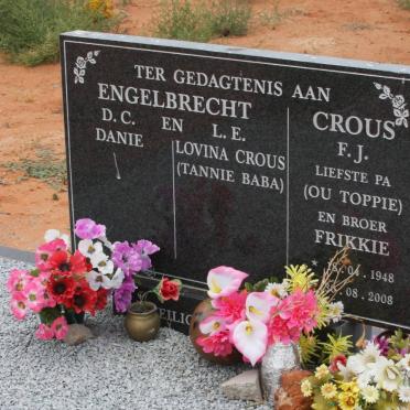 ENGELBRECHT D.C. &amp; L.E. nee CROUS :: CROUS F.J. 1948-2008