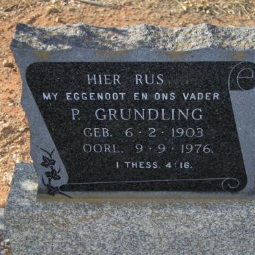 GRUNDLING P. 1903-1976