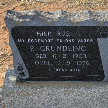 GRUNDLING P. 1903-1976