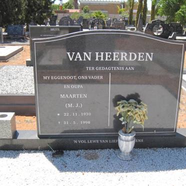 HEERDEN M.J., van 1930-1998