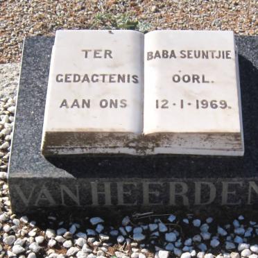 HEERDEN Baba, van -1969