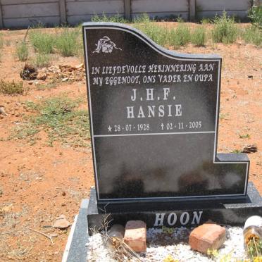 HOON J.H.F. 1928-2005