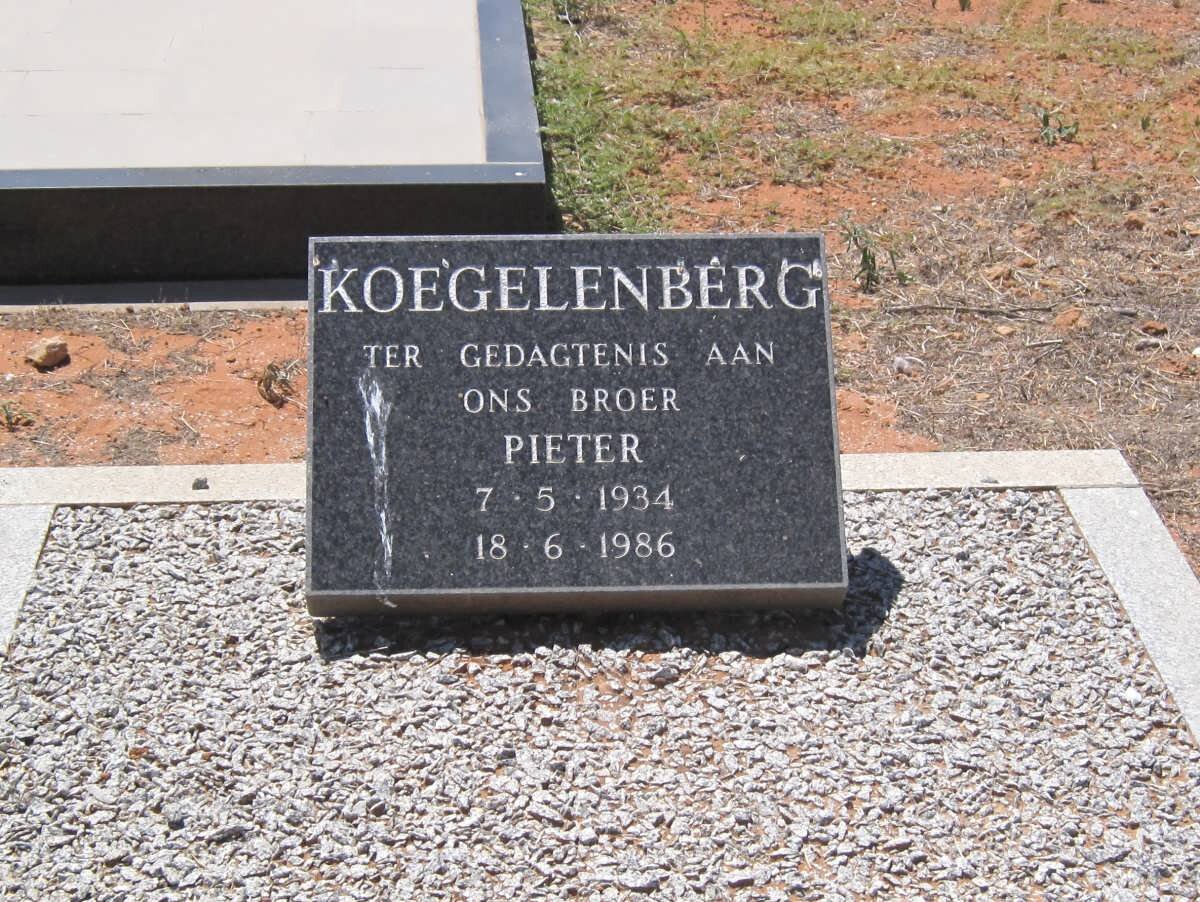 KOEGELENBERG Pieter 1934-1986