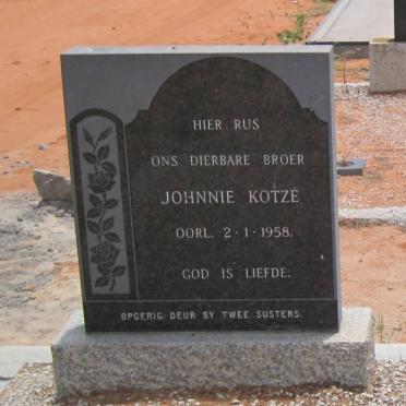 KOTZÉ Johnnie -1958