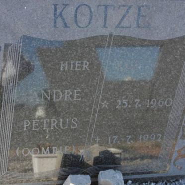 KOTZE Andre Petrus 1960-1992