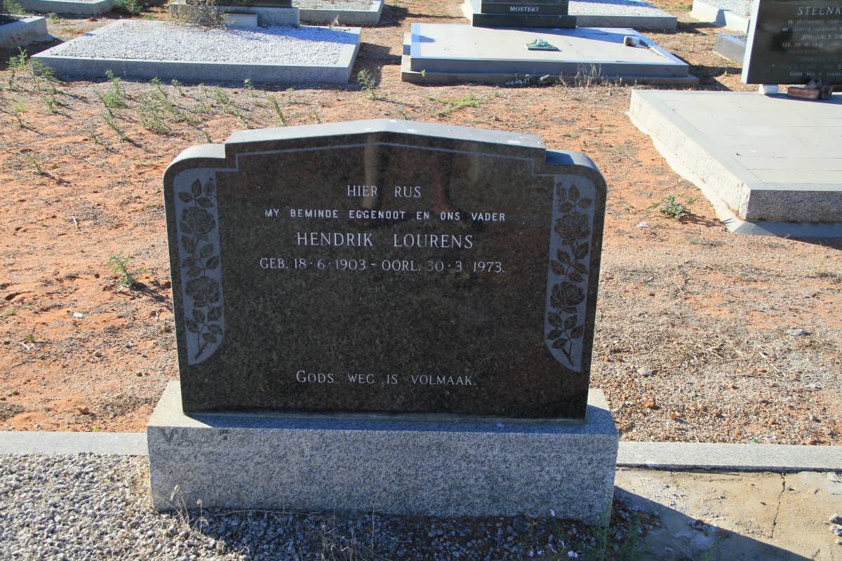 LOURENS Hendrik 1903-1973
