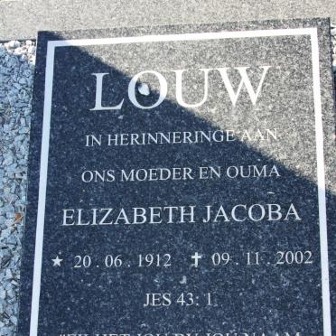 LOUW Elizabeth Jacoba 1912-2002