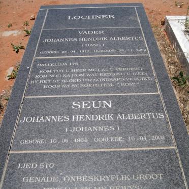 LOCHNER Johannes Hendrik Albertus 1912-2002 :: LOCHNER Johannes Hendrik Albertus 1964-2002