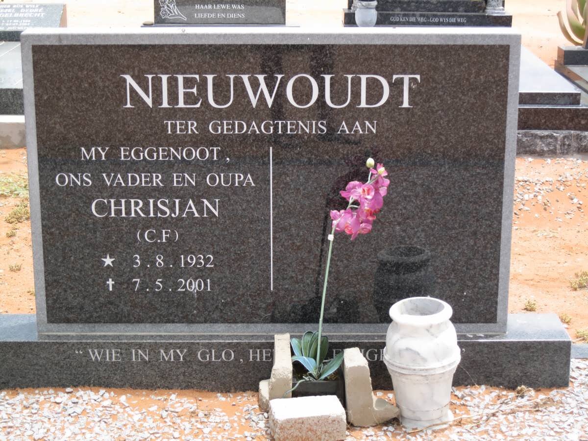NIEUWOUDT C.F. 1932-2001