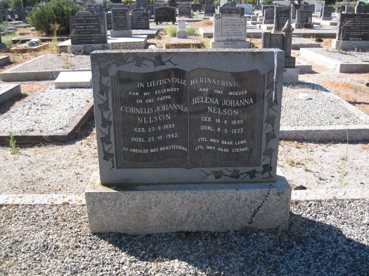 NELSON Cornelis Johannes 1893-1962 &amp; Helena Johanna 1895-1977