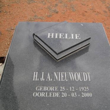 NIEUWOUDT H.J.A. 1925-2000