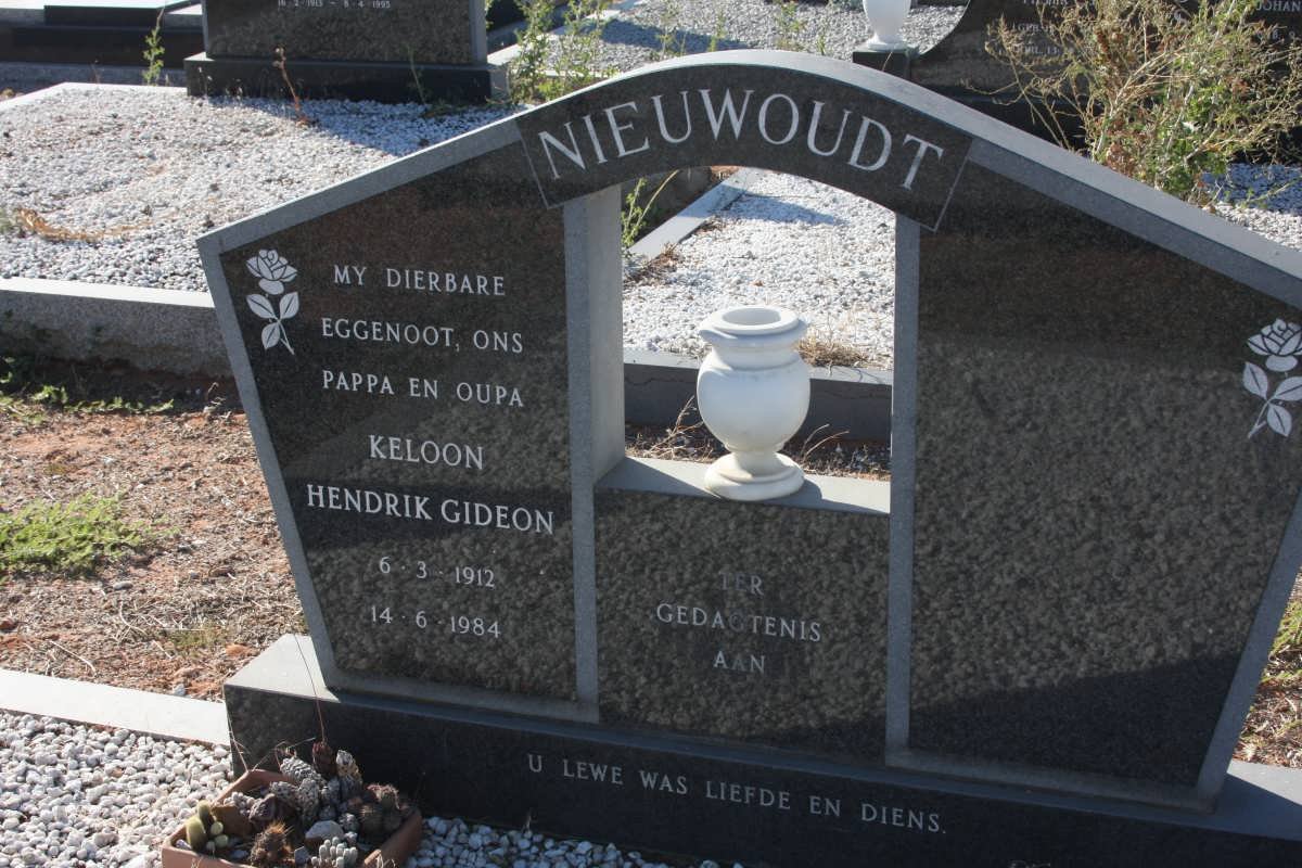 NIEUWOUDT Keloon Hendrik Gideon 1912-1984