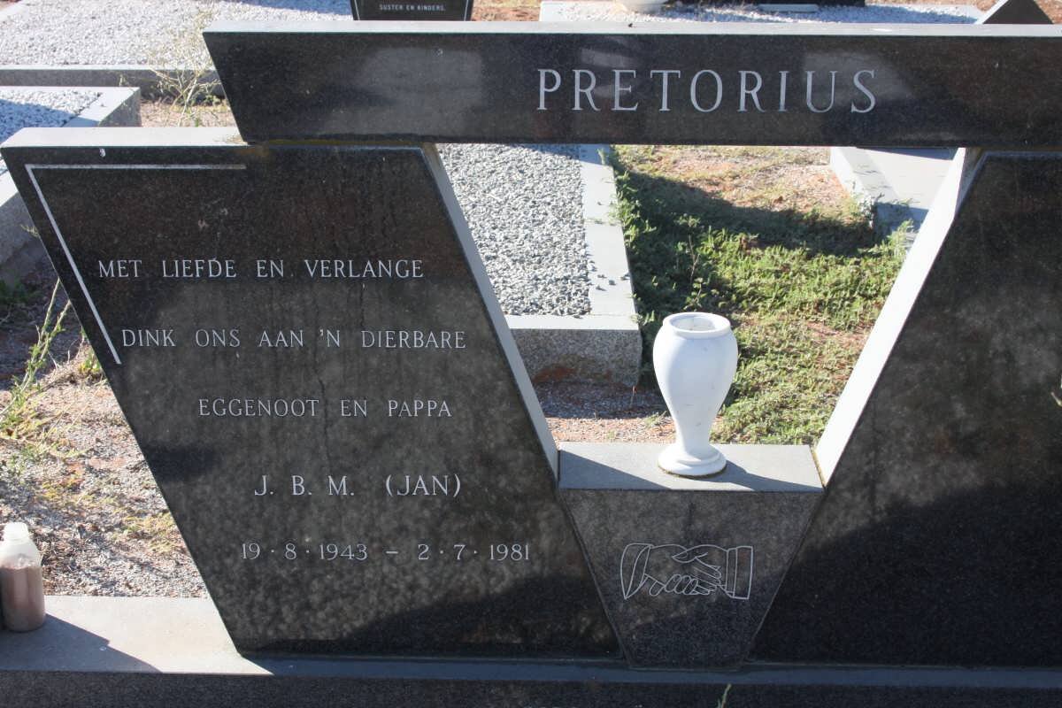 PRETORIUS J.B.M. 1943-1981