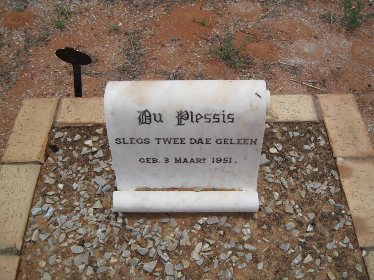 PLESSIS, du 1951-1951