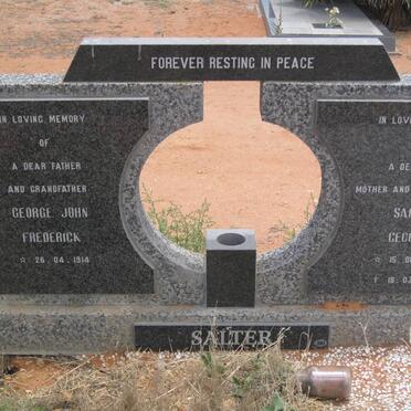 SALTER George John Frederick 1914- &amp; Sarah Cecilia 1920-1999