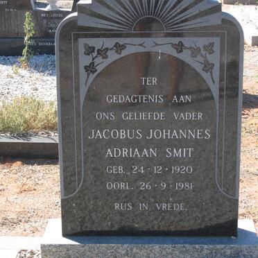 SMIT Jacobus Johannes Adriaan 1920-1981