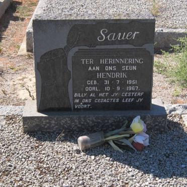 SAUER Hendrik 1951-1967