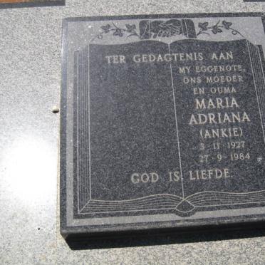 VOSLOO Maria Adriana 1927-1984