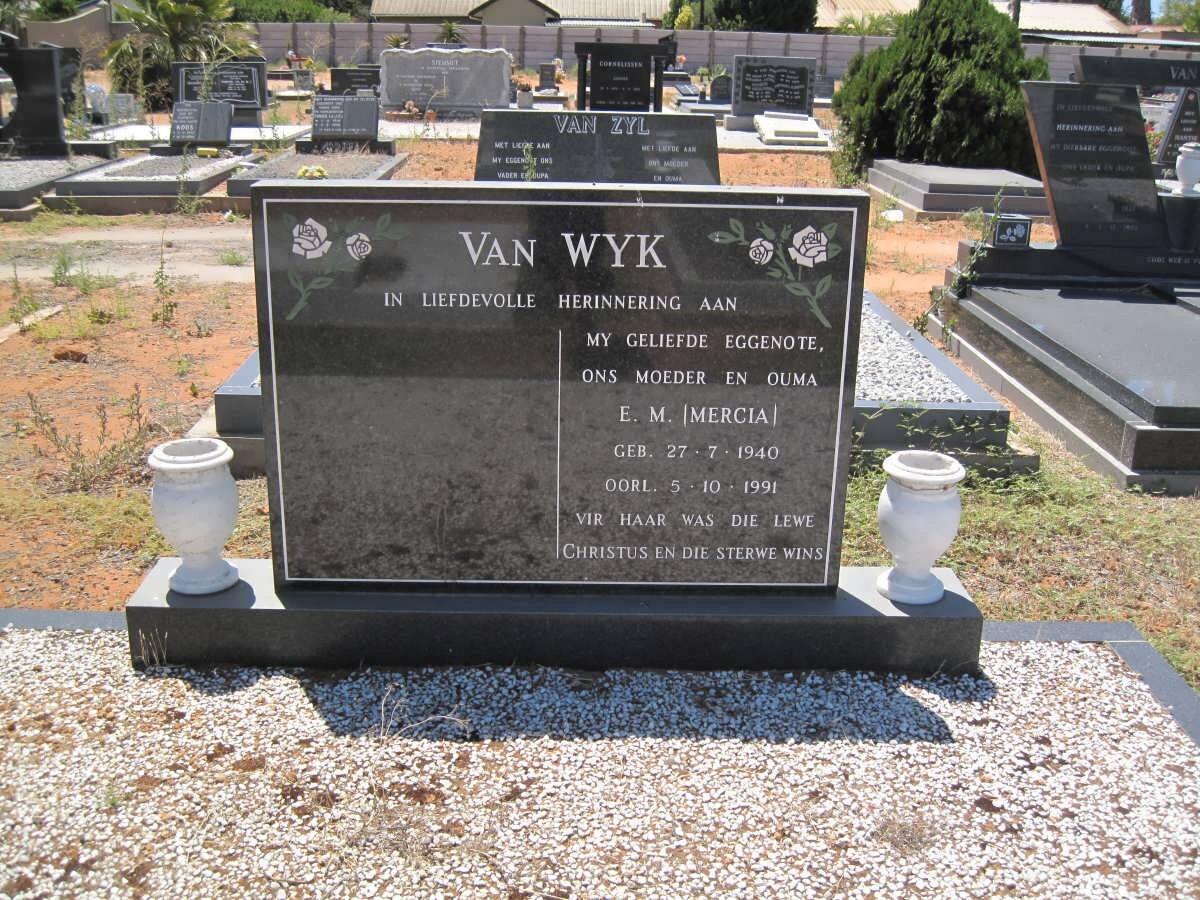 WYK E.M., van 1940-1991