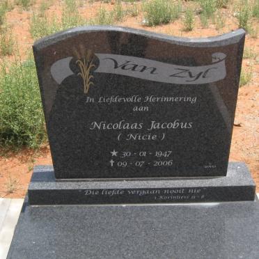 ZYL Nicolaas Jacobus, van 1947-2006