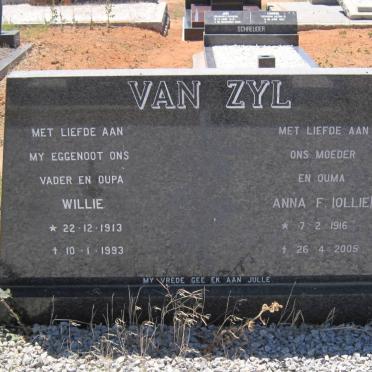 ZYL Willie, van 1913-1993 &amp; Anna F. 1916-2005