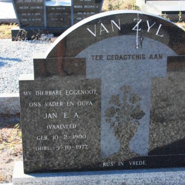 ZYL Jan E.A., van 1900-1977