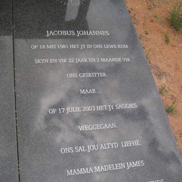 ZYL Jacobus Johannes, van 1981-2003