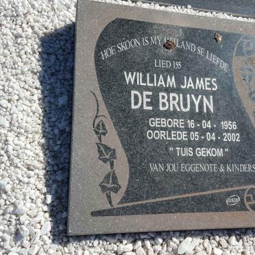 BRUYN William James, de 1956-2002